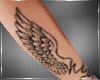 Angel Wings Wrist Tat