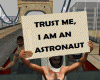 Astronaut anounce poster