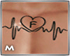 F pulse tattoo