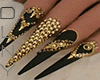 Gold Diamond Nails
