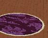 purple damask rug