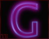 *Y*Neon-Letter G