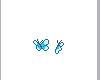 {Dv}Mini Blue Butterfly