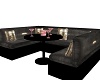 black club booth sofa