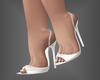 Melody White Heels