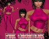 Hot Pink Leather Top