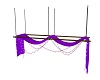 Purple Drape w/Lights