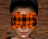 Orange Sleep Mask Plaid