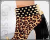 ○ Spiked Leopard Boots