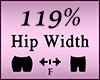 Hip Butt Scaler 119%