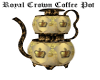 Royal crown Coffee Pot