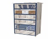 COUNTRY BLUE BATH SHELF