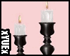 *Y* Candle + Roses Lila