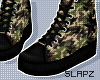 !!S Star Kick Camo Green