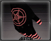 T! Neon Goth Pentagloves