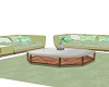 sofá verde primavera