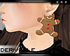 Ginger Bread Man Earring