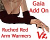 Ruched Arm Warmers Add