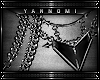 Y| V Necklace Dark