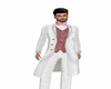 White Tux w/pink long