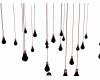 ~N~Hanging  Bulbs Black
