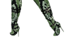 Green Snake Skin Boots