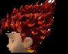 Ghoastly Fire lord hair