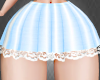 k. lace skirt blue