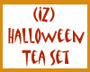 (IZ) Halloween Tea Set