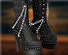 Black Denim Boots