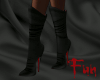 FUN Black&red boots