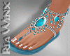 SeaShell Turquois Sandal