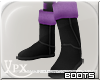.xpx. Purple Bunny Boots