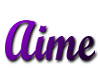 Aime's name