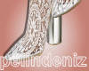 [P]Luna white lace boots
