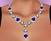 Silver Blue Necklaces