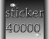 sticer 40000