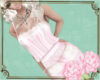 A: Pink lace dress