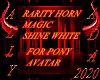 RarityMagicHorn2020Pony