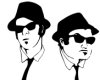 Blues Brothers Wall Deco