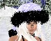 Lavender snowflake hat