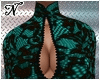 Diva dress black emerald