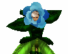 Blue Flower Costume