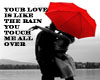 Love in the Rain Sticker