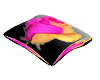 pink /yellow rose pillow