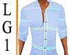 LG1 Blue Striped  Shirt