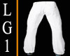 LG1 White Muscle Jeans