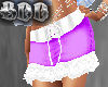 BDD Purple Ruffle Skirt