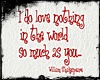 iP| I DO LOVE...