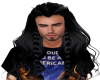 M Cherokee black hair L